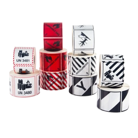 Brandfarliga gaser - 120 x 120 mm